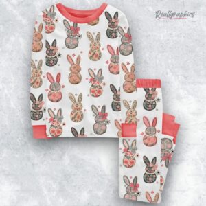 cozy vintage bunny pajama set 1 txno6w