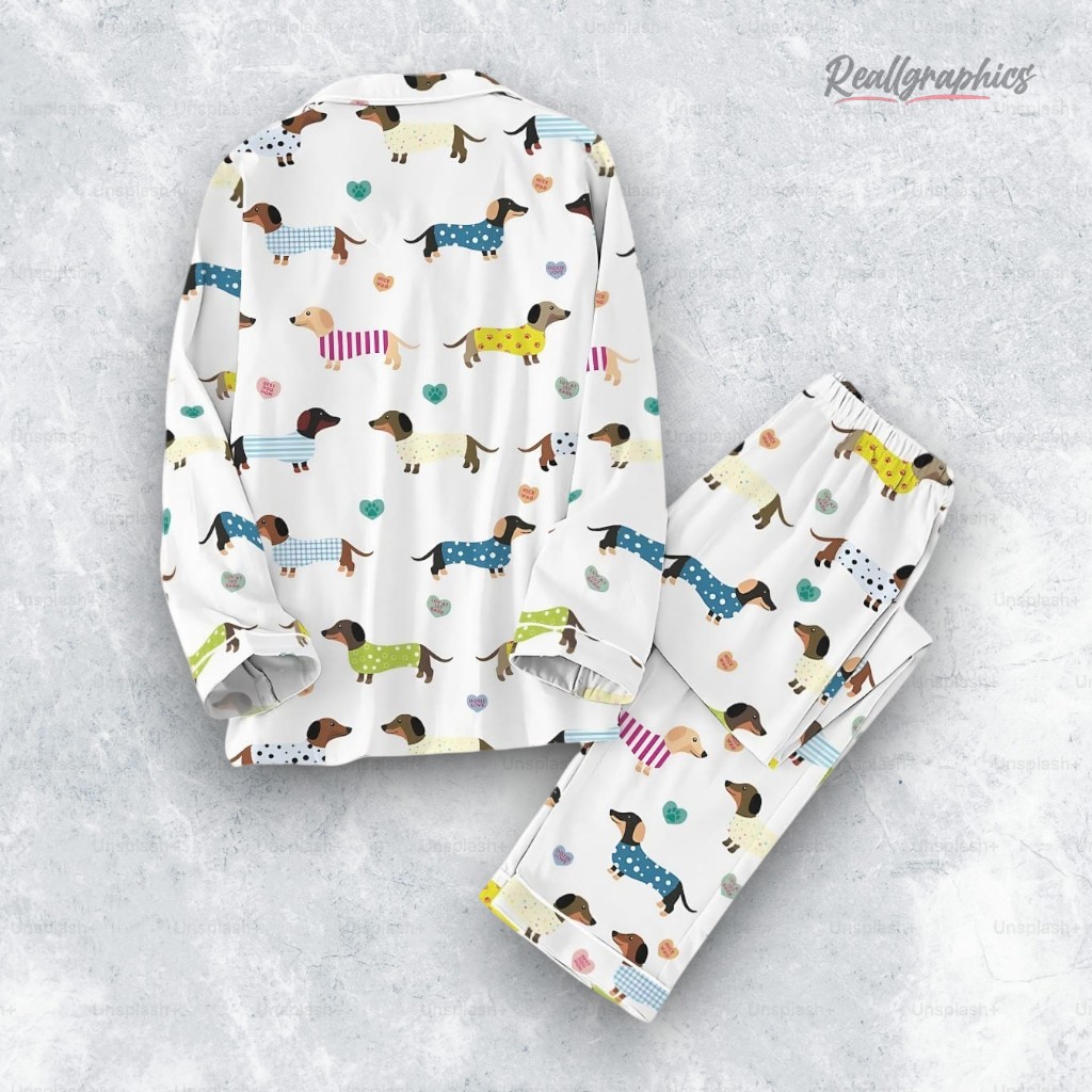 Dachshund Valentine's Day Pajama Set Dachshund Valentine's Day Pajama Set