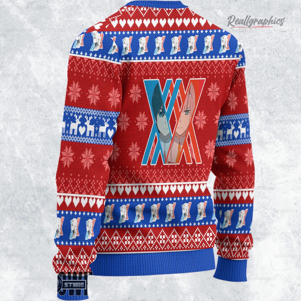 darling in the franxx sweatshirt zero two ugly sweater 2 cgx8ed