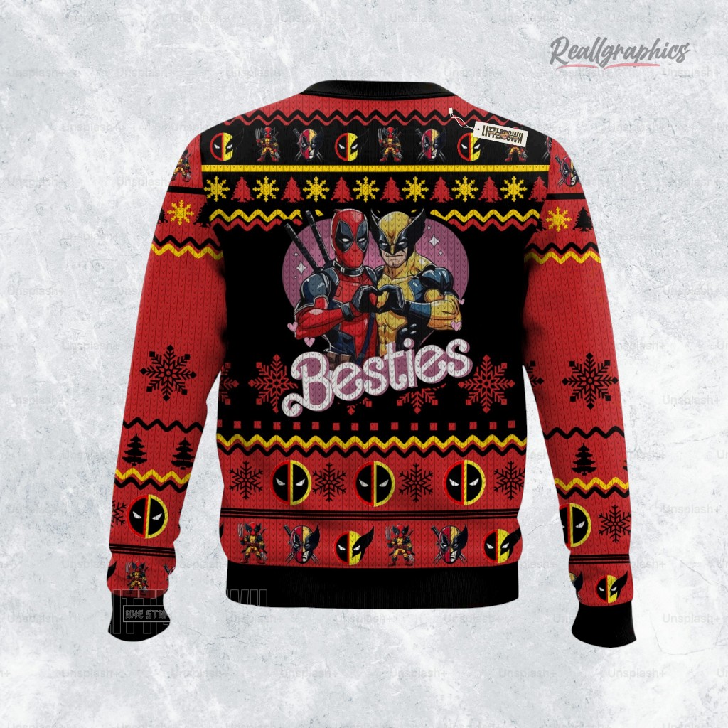 deadpool wolerine ugly sweater anime xmas gift ideas 2 necisp