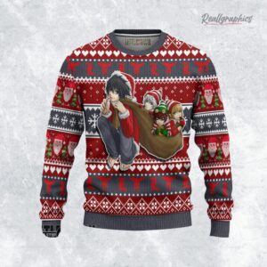 death note ugly sweater custom characters sweatshirt 1 rfnokn