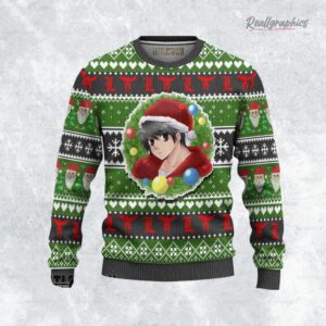 death note ugly sweater custom l lawliet sweatshirt 1 qfvxhu