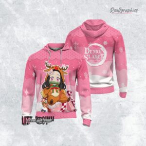 demon slayer nezuko kamado anime christmas ugly sweater anime xmas gift ideas 1 ufru2y