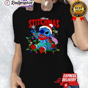 disney lilo amp stitch merry stitchmas messy christmas lights shirt 1 ze8pnj