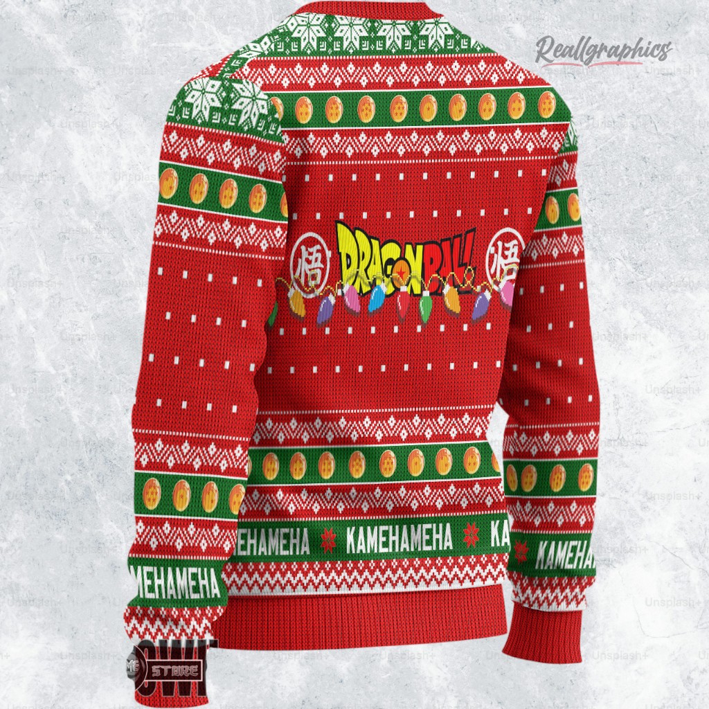 dragon ball characters ugly christmas sweater 2 axitsx