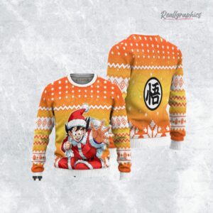 dragon ball goku anime christmas ugly sweater anime xmas gift ideas 3 rjicra