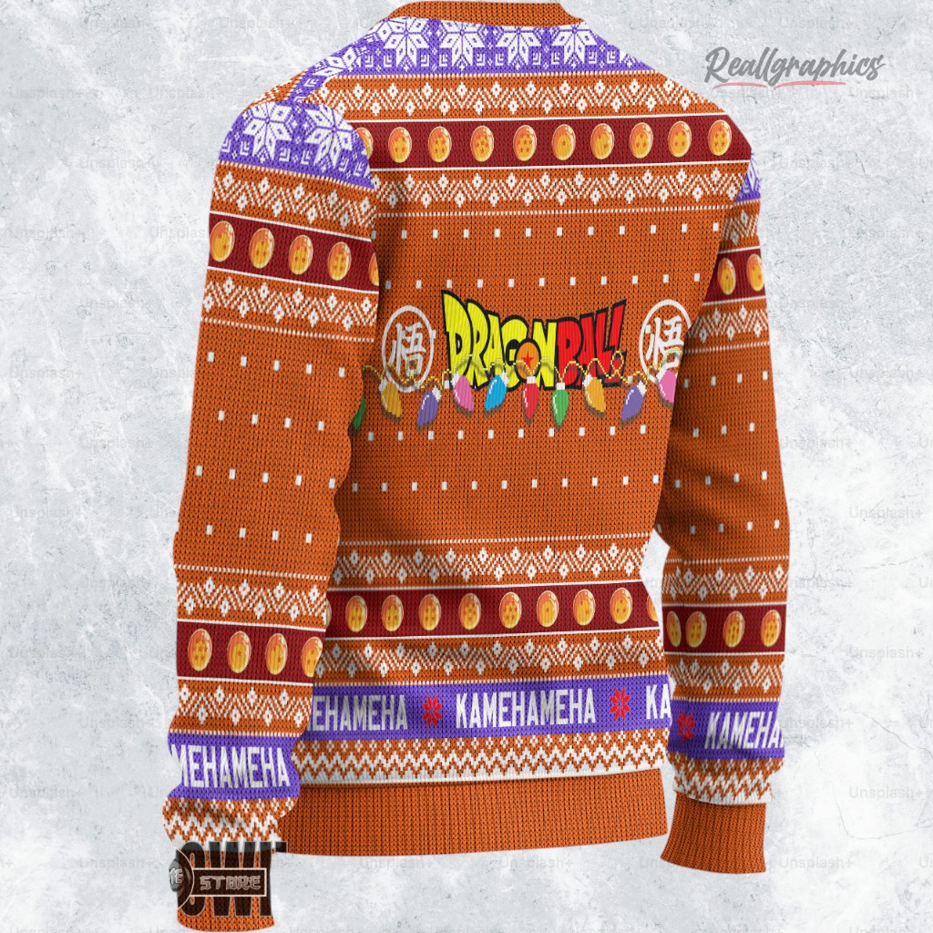 dragon ball ugly christmas sweater master roshi custom anime sweatshirt 2 e2r97p