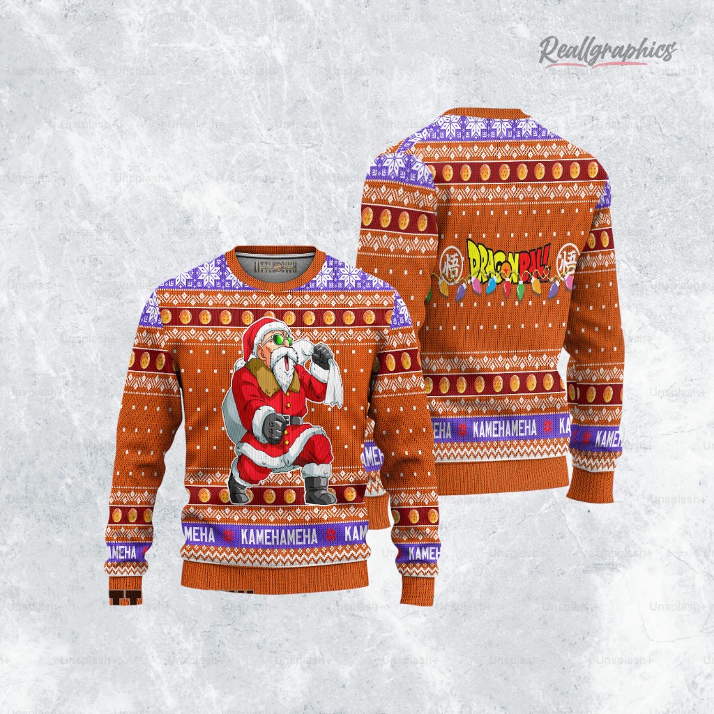 dragon-ball-ugly-christmas-sweater-master-roshi-custom-anime-sweatshirt-3_kb79os dragon ball ugly christmas sweater master roshi custom anime sweatshirt 3 kb79os