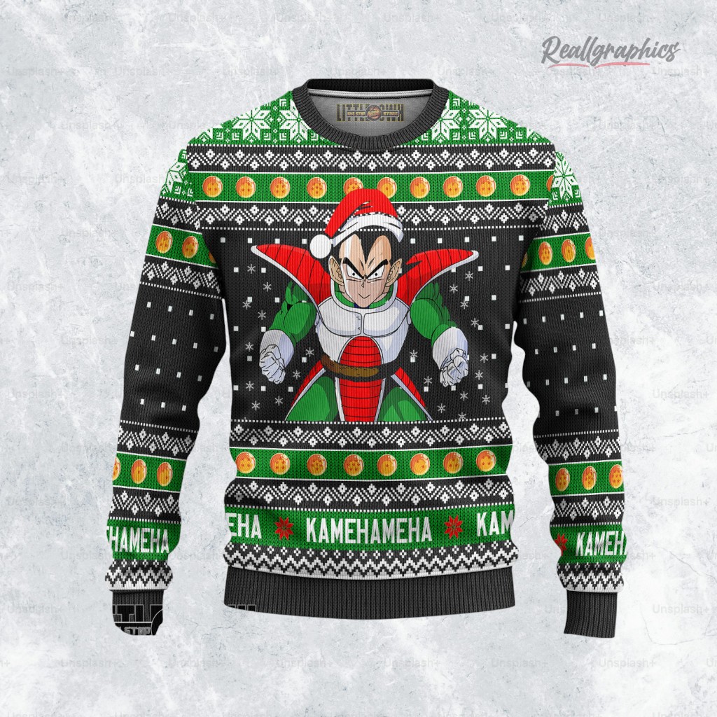 Dragon Ball Ugly Christmas Sweater Vegeta Custom Anime Sweatshirt Dragon Ball Ugly Christmas Sweater Vegeta Custom Anime Sweatshirt