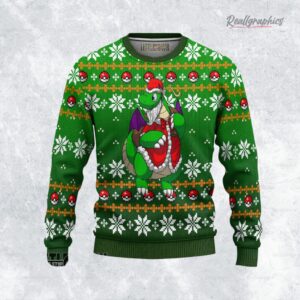 dragonite ugly christmas sweater pokemon xmas ugly sweatshirt sweater 1 f8jb13