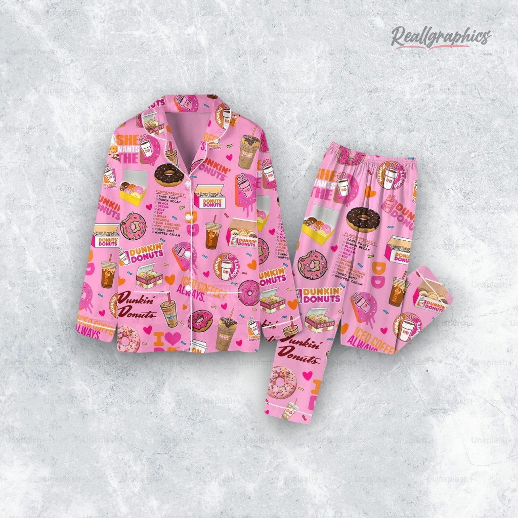 dunkin-donuts-christmas-pajamas-set-3_w7auha dunkin donuts christmas pajamas set 3 w7auha