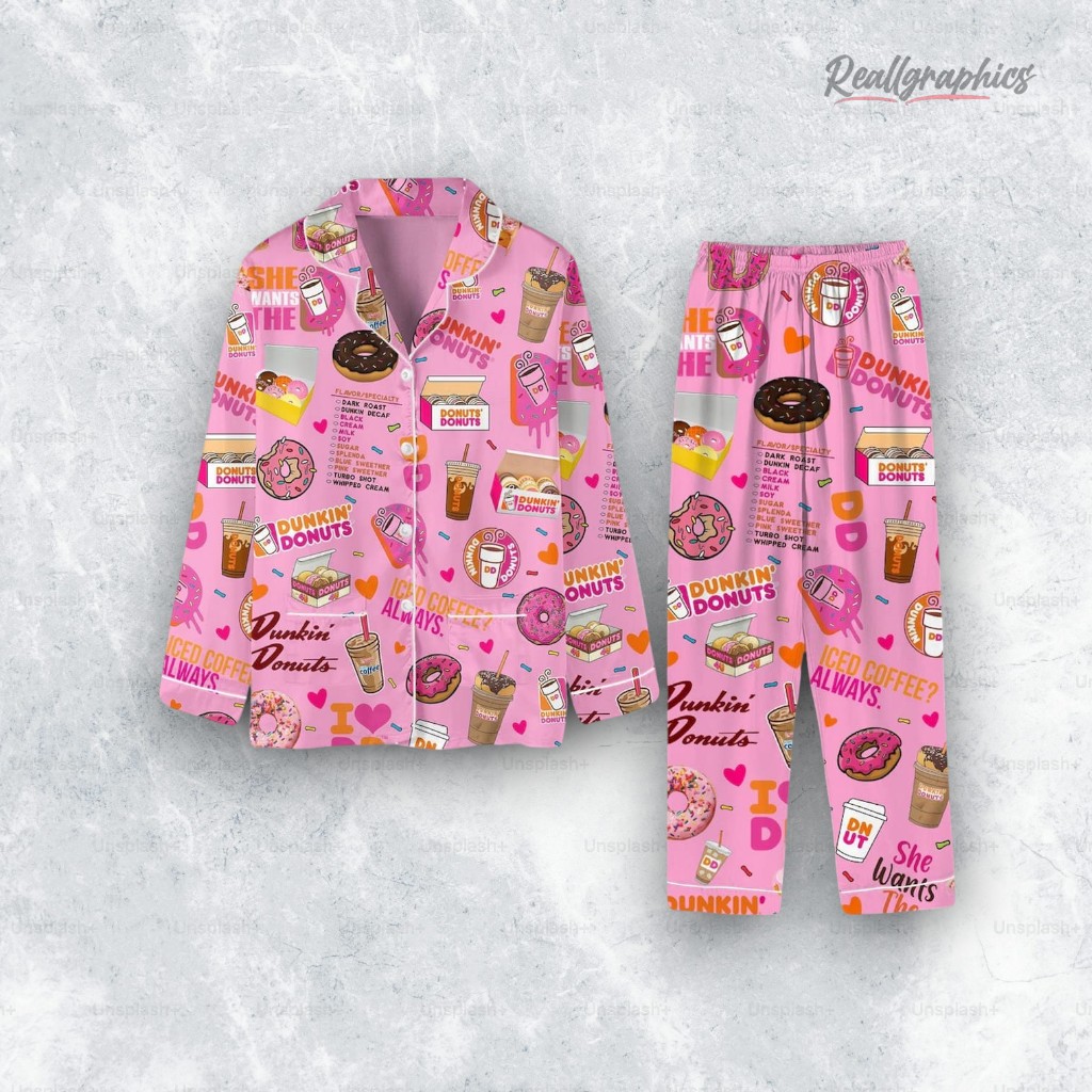 dunkin-donuts-christmas-pajamas-set-4_fy7jzt dunkin donuts christmas pajamas set 4 fy7jzt