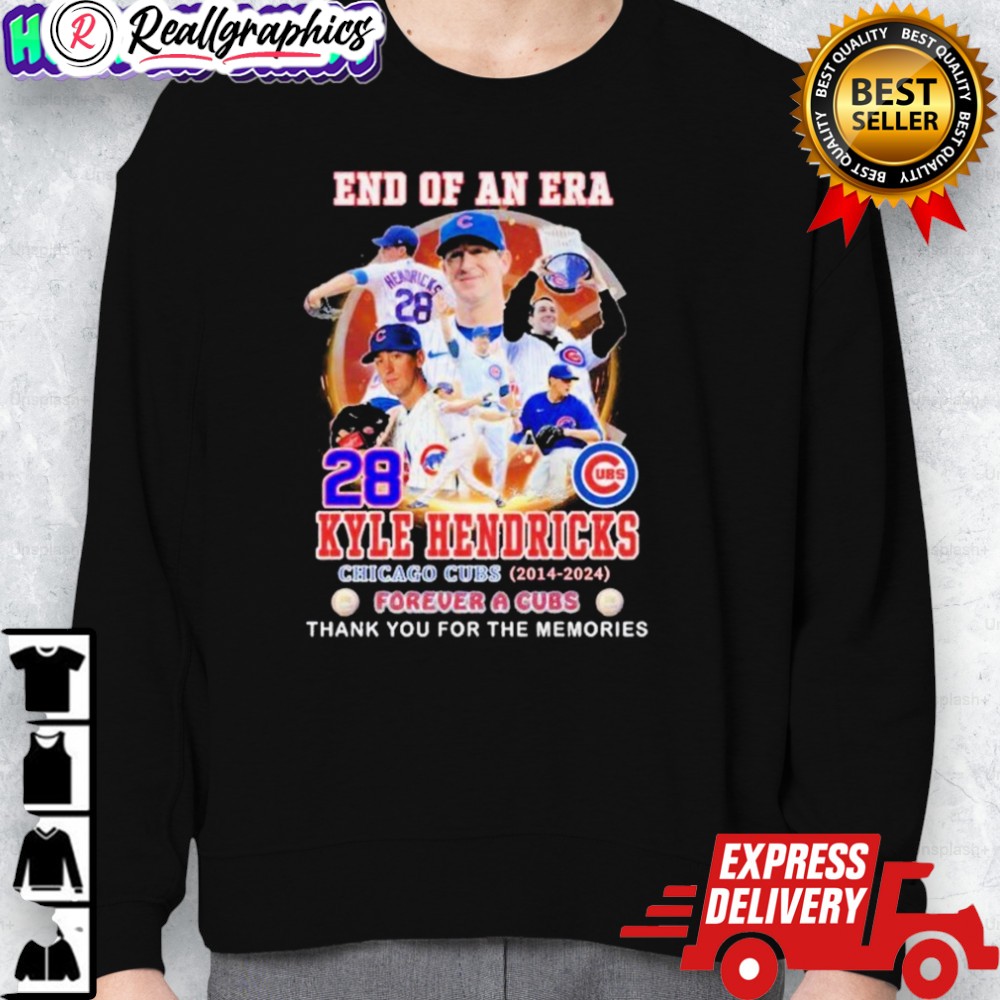 end of an era kyle hendricks 2014 2024 foreer a chicago cubs thank you for the memories shirt 2 bnv22p