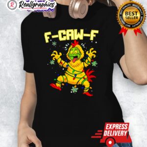 funny f caw f chicken 2025 christmas shirt 1 mi5pdq