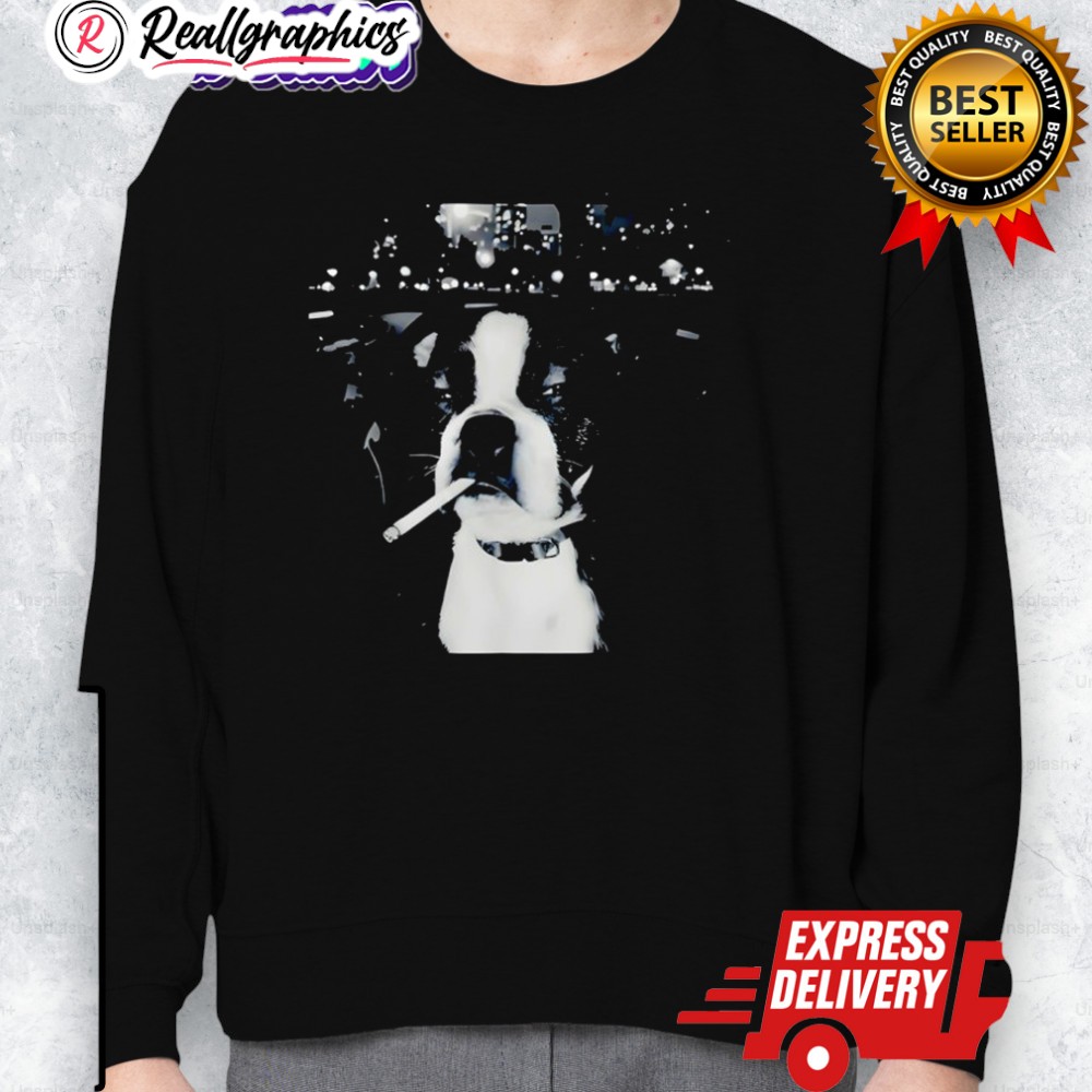 funny smoking dog meme shirt 2 q67slw