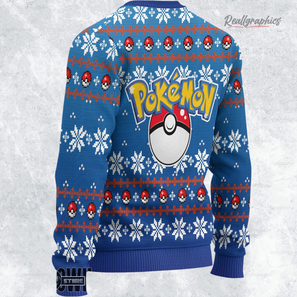 garchomp ugly christmas sweater pokemon xmas ugly sweatshirt sweater 2 uftul6