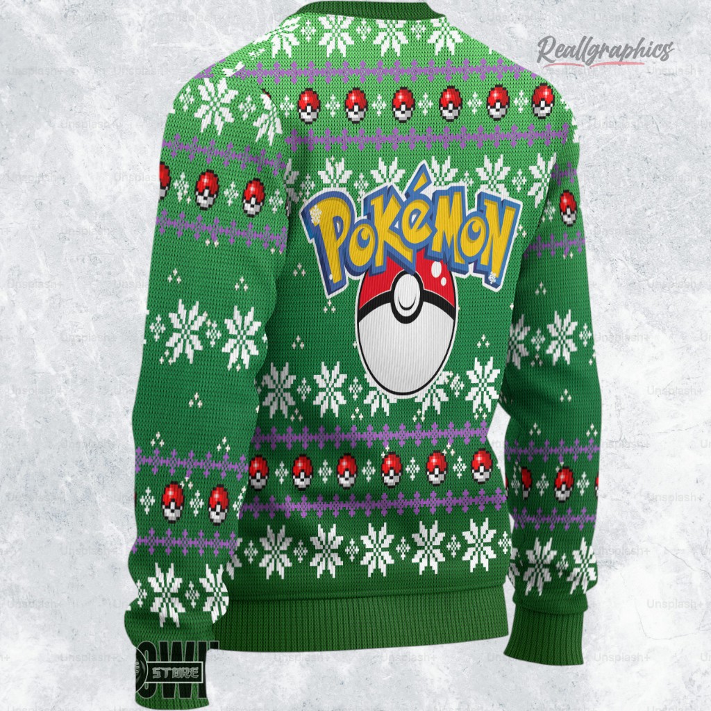 gardeoir ugly christmas sweater pokemon xmas ugly sweatshirt sweater 2 manzzj