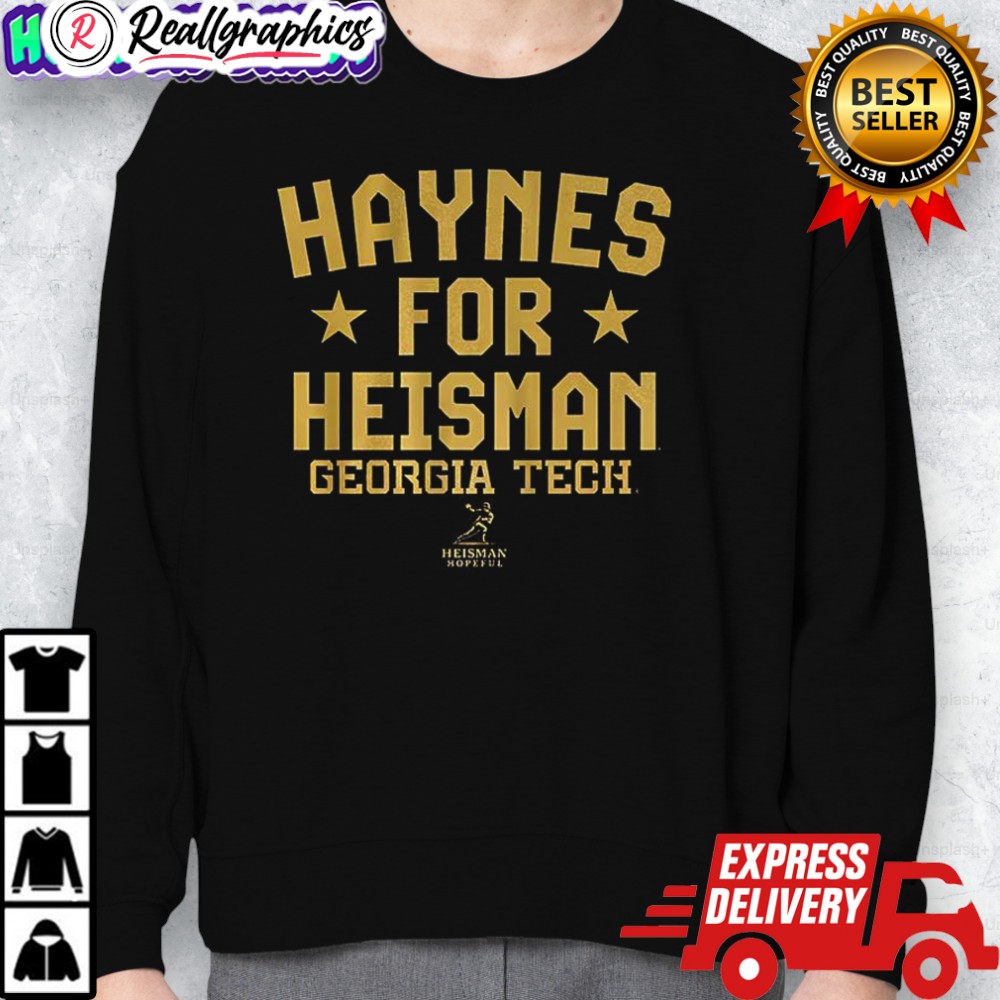 georgia tech yellow jackets football haynes king for heisman shirt 2 fzbkur
