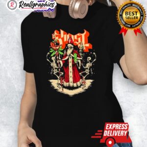 ghost skeleton saint christmas shirt 1 z281bm