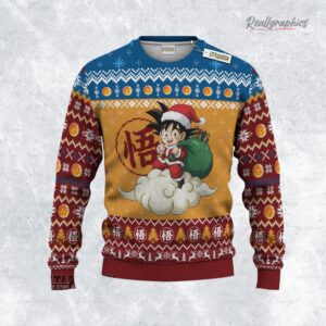 goku chibi dgb christmas ugly sweater anime xmas gift ideas 1 xd5tfv