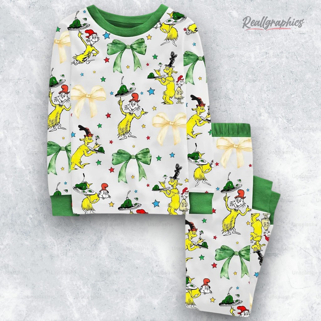 Green Egg And Ham Pajama Set Green Egg And Ham Pajama Set