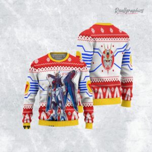 gundam freedom gundam anime christmas ugly sweater anime xmas gift ideas 3 br3np0
