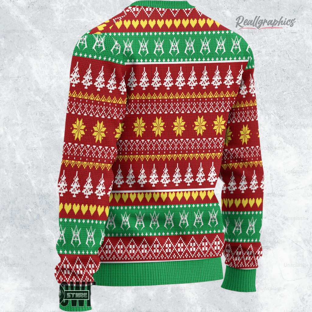 gundam ugly christmas sweater char aznable custom anime sweatshirt 2 krll9p