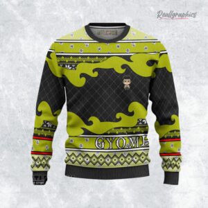 gyomei himejima ugly sweater custom demon slayer sweatshirt 1 yseyc3