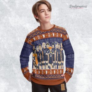 haikyuu sweatshirt karasuno high ugly sweater 1 i50jba