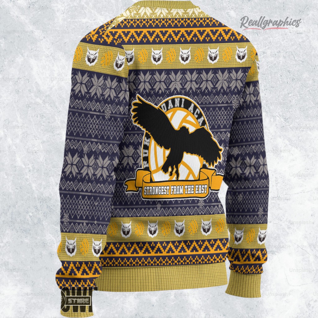 haikyuu ugly christmas sweater fukurodani academy xmas ugly sweatshirt sweater 2 d4pulw