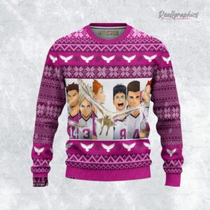 haikyuu ugly christmas sweater shiratorizawa academy xmas ugly sweatshirt sweater 1 cf2bvu