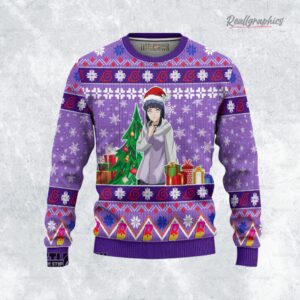 hinata ugly sweater boruto xmas ugly sweatshirt sweater 1 zgv48u