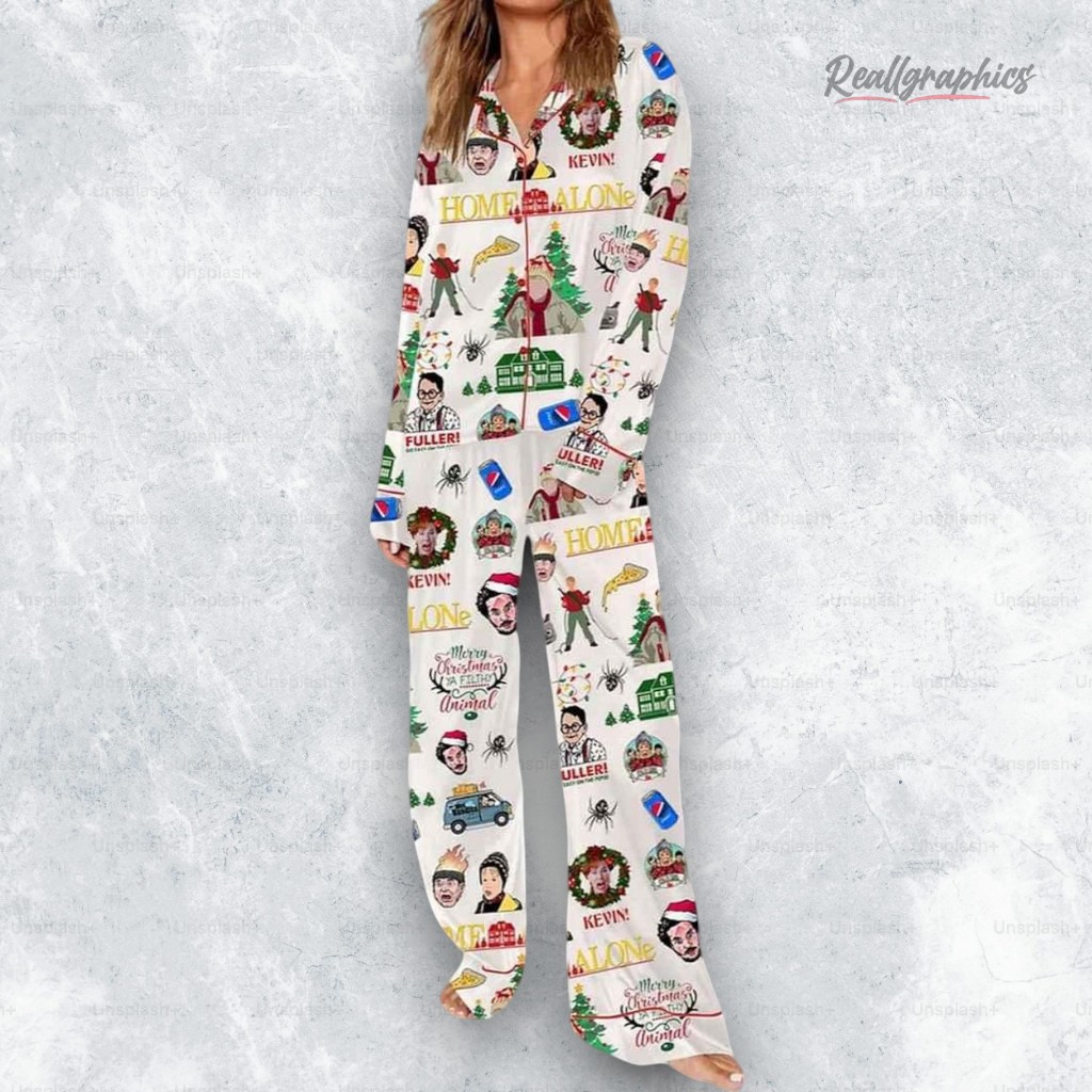 home alone merry christmas ya filthy animal pajamas set 2 zv5ssn