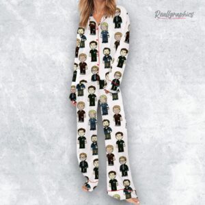 hucklerobby silky satin pajama set 1 l1tmho