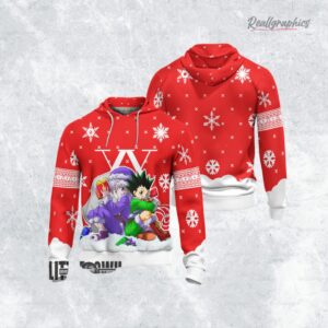 hunter x hunter gon x killua anime christmas ugly sweater anime xmas gift ideas 1 e9sufp