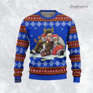 hunter x hunter ugly christmas sweater kurapika x leorio xmas ugly sweatshirt sweater 1 efpstt