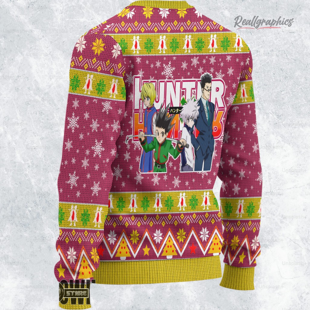 hunter x hunter ugly sweater biscuit sweatshirt 2 wgslef