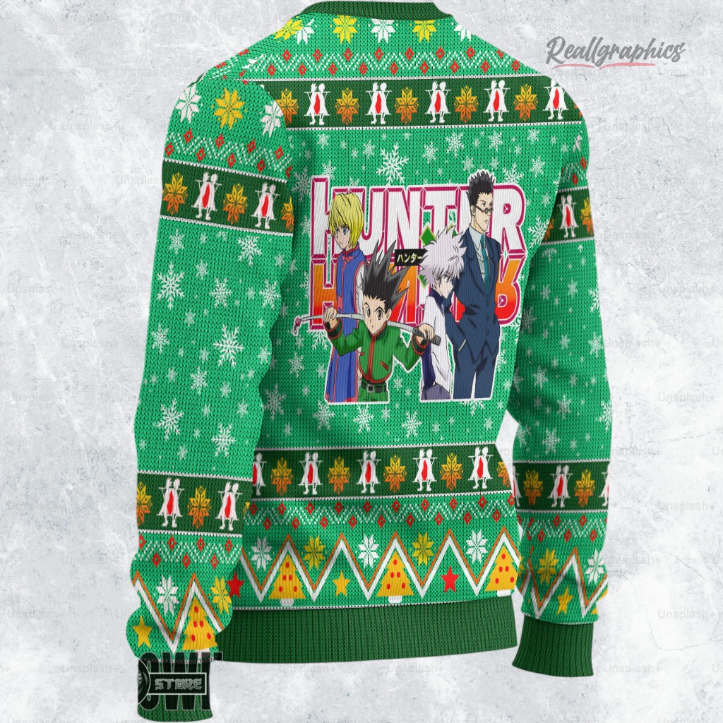 hunter x hunter ugly sweater illumi zoldyck sweatshirt 2 juyade