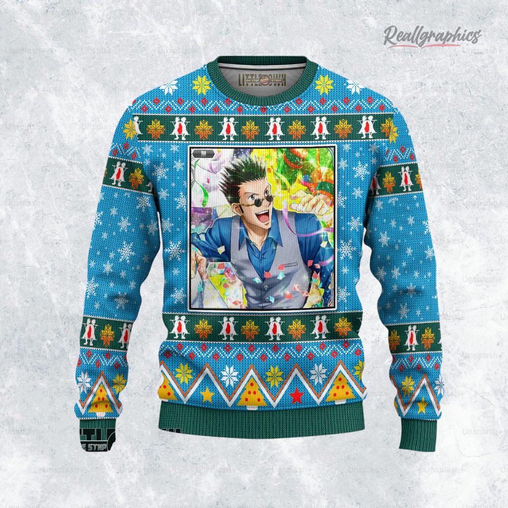 Hunter x Hunter Ugly Sweater Leorio Sweatshirt Hunter x Hunter Ugly Sweater Leorio Sweatshirt