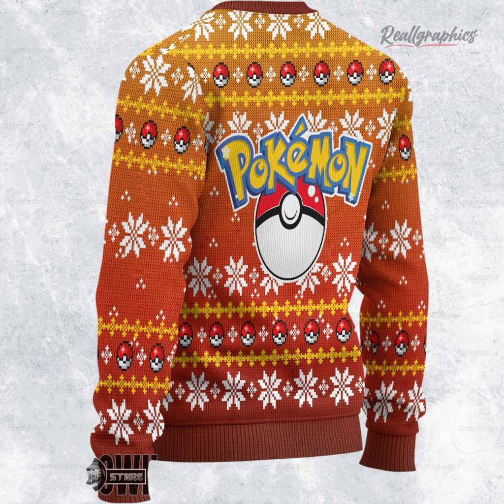 infernape ugly christmas sweater pokemon xmas ugly sweatshirt sweater 2 hydl18
