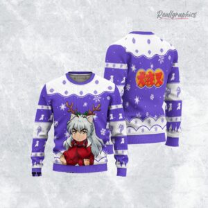 inuyasha anime christmas ugly sweater anime xmas gift ideas 3 dwhdks