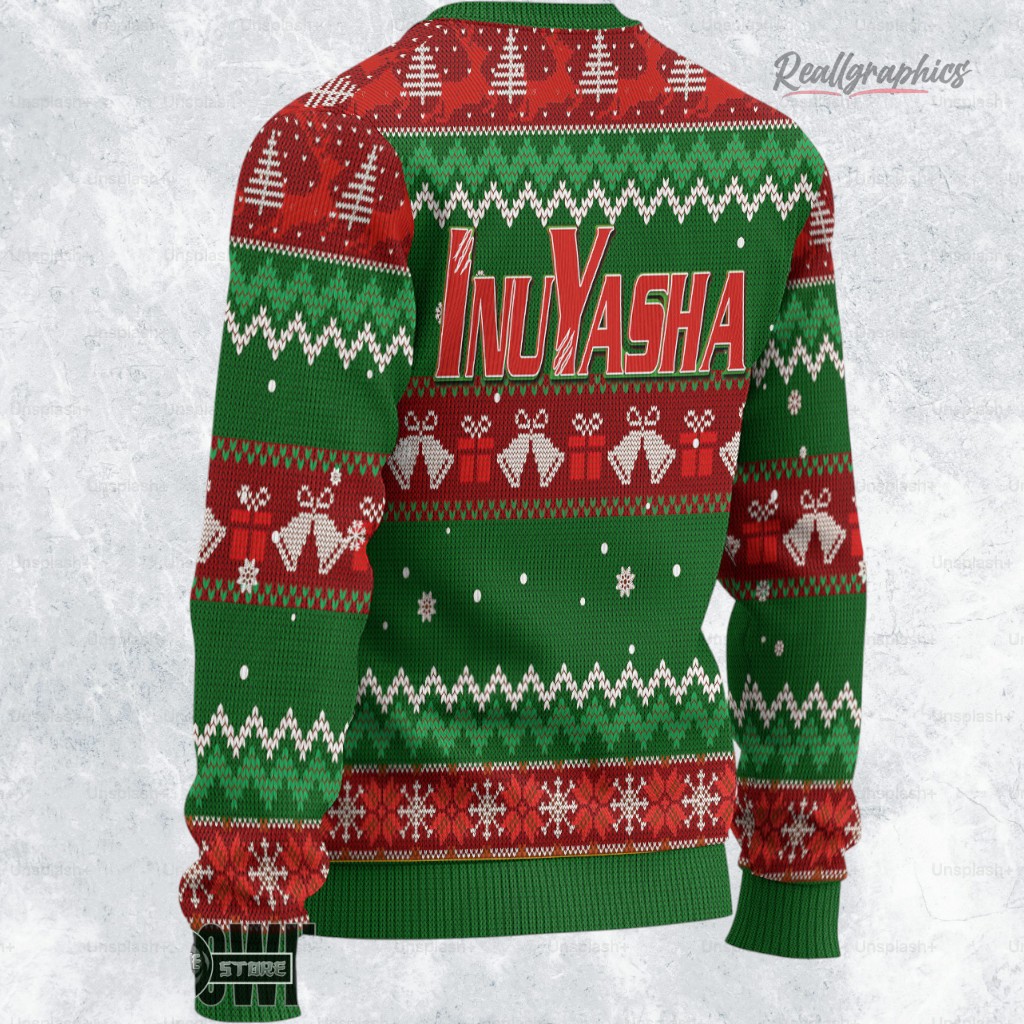 inuyasha x kagome ugly christmas sweater 2 dmf8kl
