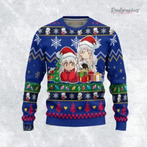 inuyasha x sesshomaru ugly christmas sweater 1 ojky59