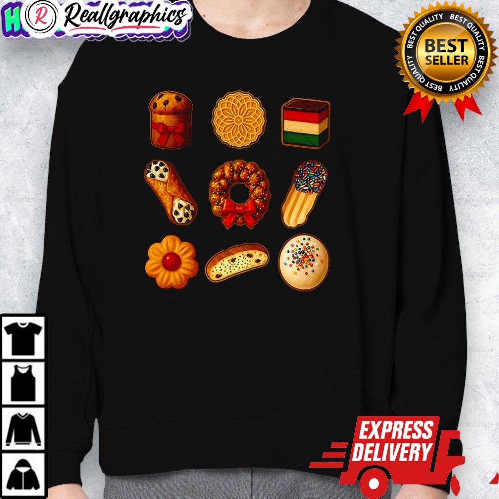italian cookies christmas shirt 2 tqr2on