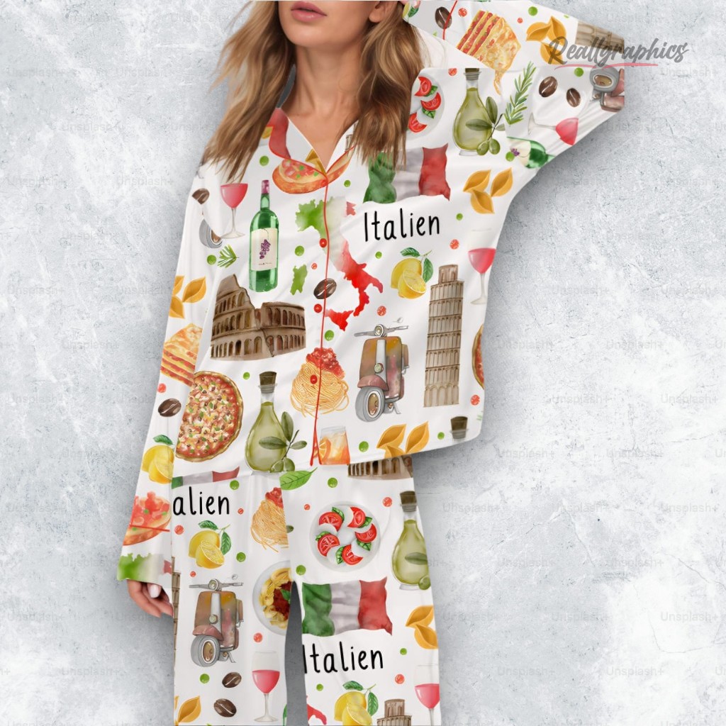 italy trael satin pajama set 2 al1fqr