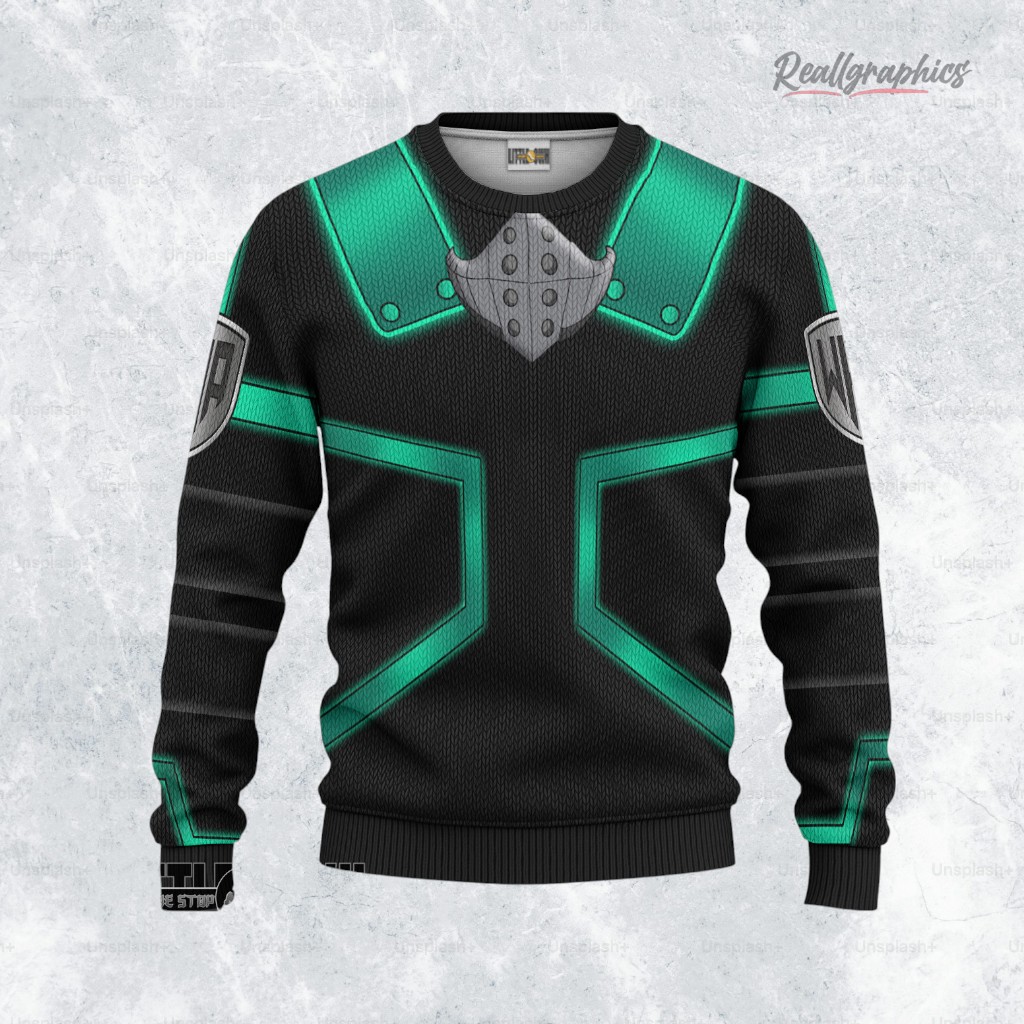 izuku midoriya uniform ugly sweater my hero academia anime cosplay christmas gift 2 is0cn4