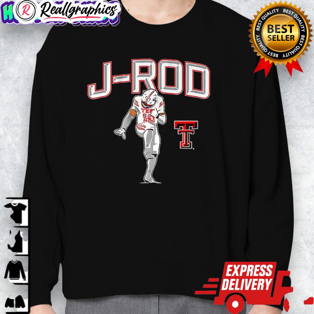 jacob rodriguez texas tech red raiders football j rod shirt 2 aezsqh