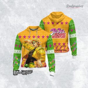 jojos bizarre adenture dio brando anime christmas ugly sweater anime xmas gift ideas 1 ikjgsv