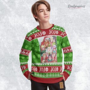 jojos bizarre adenture ugly sweater custom anime sweatshirt christmas gift 1 g5w5gf