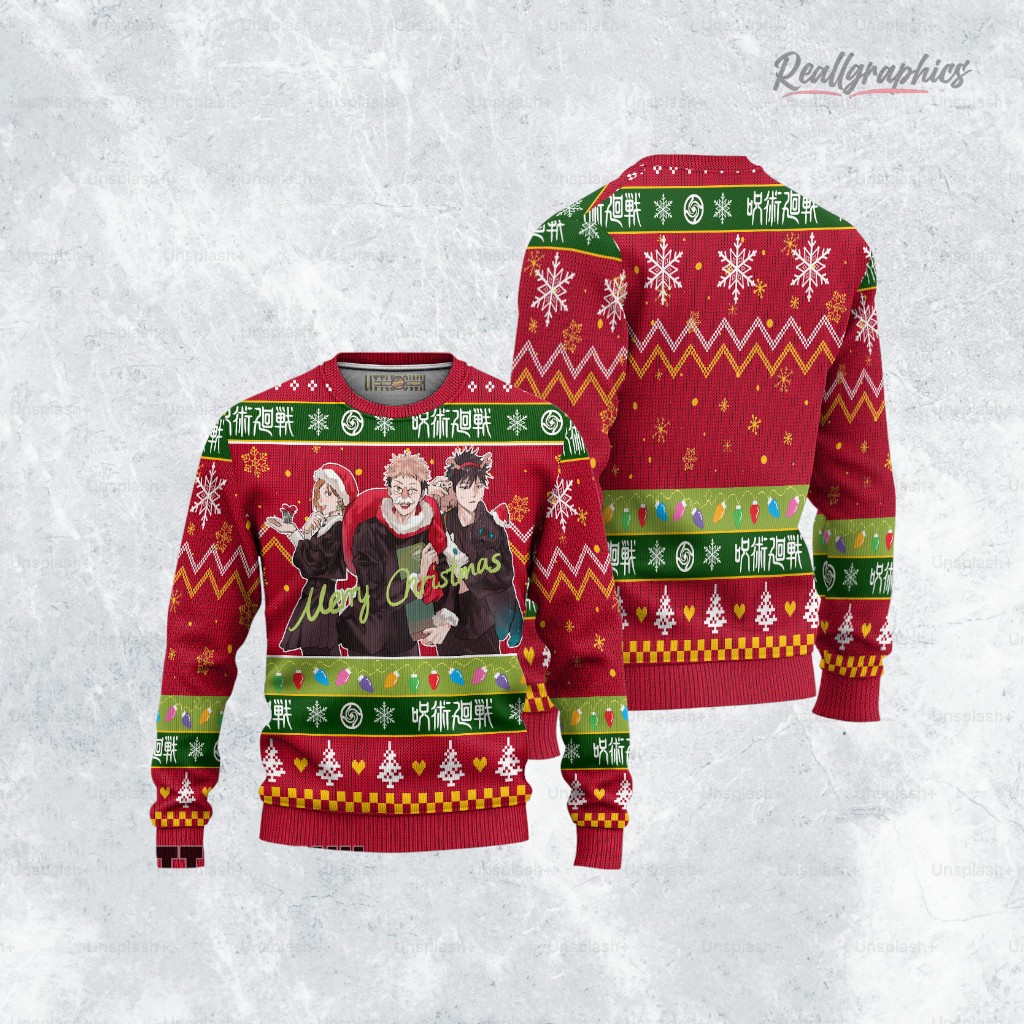 jujutsu-kaisen-characters-ugly-christmas-sweater-red-3_x61rp8 jujutsu kaisen characters ugly christmas sweater red 3 x61rp8